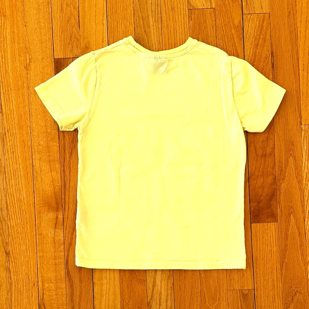 Zara Garfield Black T-shirt & Primark Super Mario Yellow T-shirt Size 7-8 - Picture 3 of 10